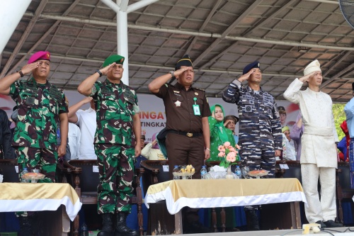Wujudkan Pendidikan Bermutu, Lantamal IV Hadiri Upacara Hardiknas di Batam